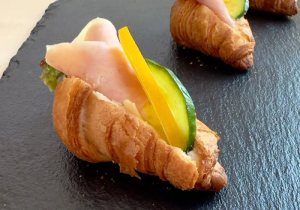 Banketový croissant – šunka/sýr