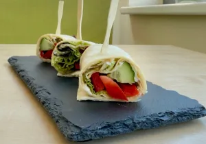 Tortillové wrapy- zelenina