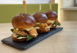 Mini burgery kuřecí